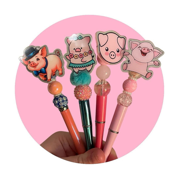 Oink oink bead pen