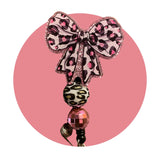 Girly Bow Badge Reel
