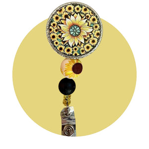 Floral Badge Reel