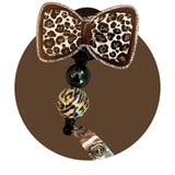 Girly Bow Badge Reel
