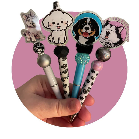 Dog bead pen