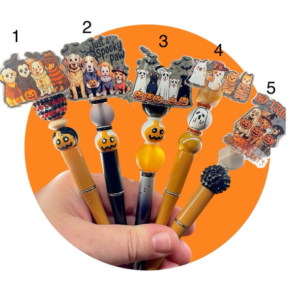 Halloween bead pen