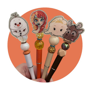 Frozen Friends bead pen